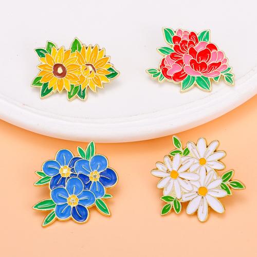 Zinc Alloy Badge plated fashion jewelry & enamel nickel lead & cadmium free Sold By PC