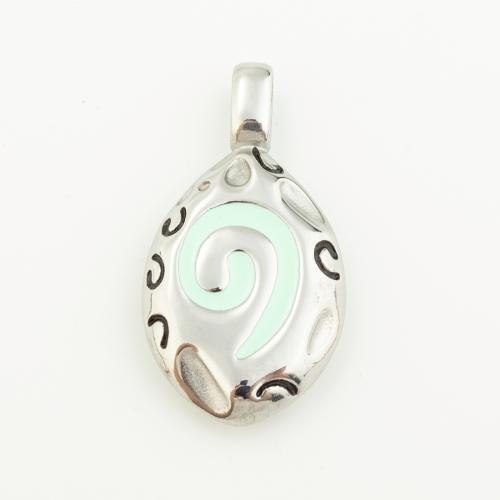 Stainless Steel Pendants 304 Stainless Steel mirror polish DIY & enamel original color Approx 4mm Sold By PC