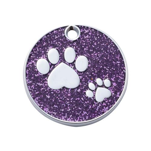 Zinc Alloy Pet Tag plated DIY 25mm Sold By PC