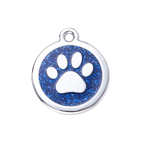 Zinc Alloy Pet Tag plated DIY 25mm Sold By PC