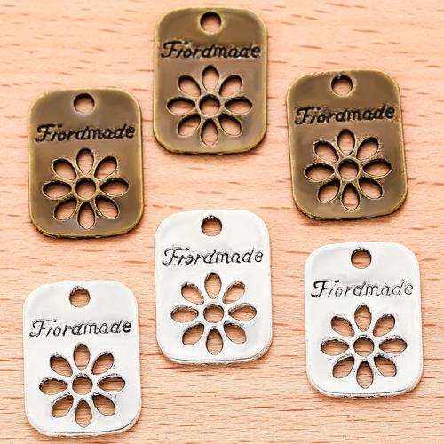 Tibetan Style Hollow Pendants, plated, DIY, more colors for choice, 19x13mm, Sold By PC