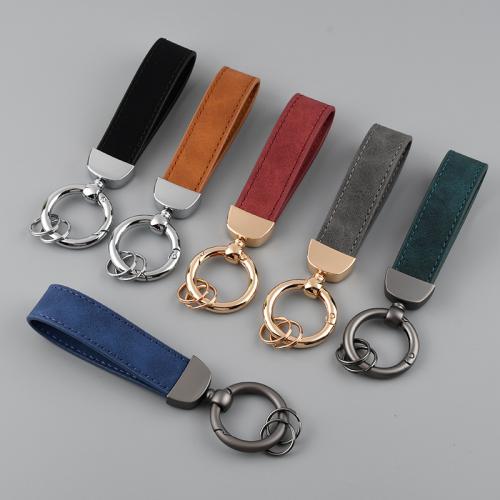 Zinc Alloy Key Clasp with PU Leather fashion jewelry & Unisex Sold By PC