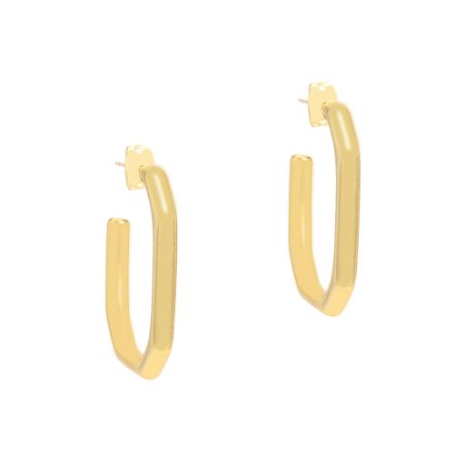 Brass Stud Earring plated fashion jewelry & for woman nickel lead & cadmium free Sold By Pair