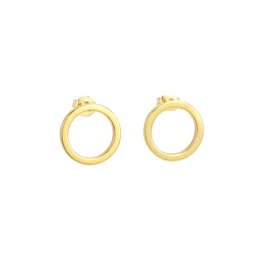 Cubic Zirconia Micro Pave Brass Earring, gold color plated, fashion jewelry & different size for choice & micro pave cubic zirconia & for woman, more colors for choice, nickel, lead & cadmium free, Sold By Pair