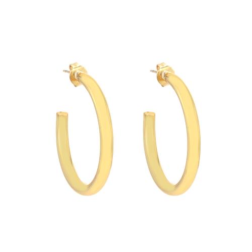 Goujon Laiton, Placage de couleur d'or, bijoux de mode & normes différentes pour le choix & pour femme, plus de couleurs à choisir, protéger l'environnement, sans nickel, plomb et cadmium, Vendu par paire