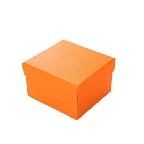 Caja de Joyería para Reloj, Papel, con Esponja, Polvo & diferentes estilos para la opción, naranja, 90x85x55mm, Vendido por UD