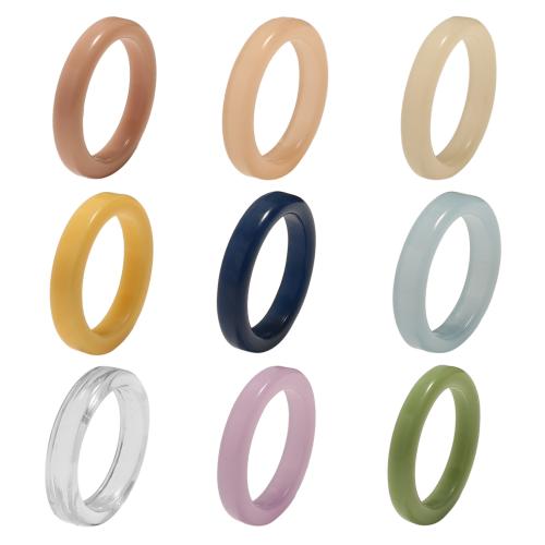 Resin Finger Ring, for woman, more colors for choice, Sold By PC