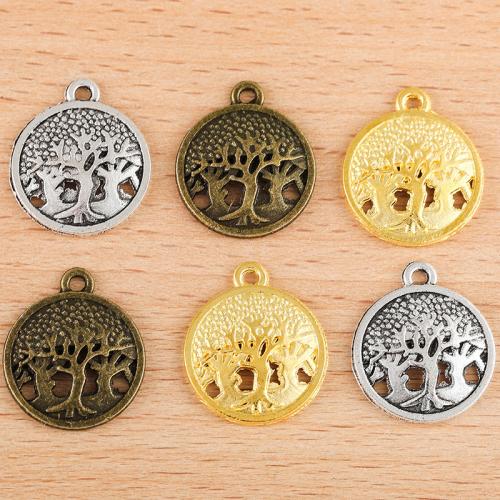 Zinc Alloy Hollow Pendants Round plated DIY Sold By PC