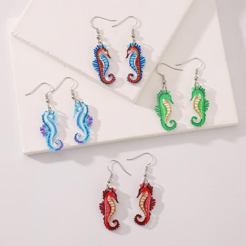 Boucle d'oreille bijoux acrylique, styles différents pour le choix & pour femme, plus de couleurs à choisir, Vendu par paire