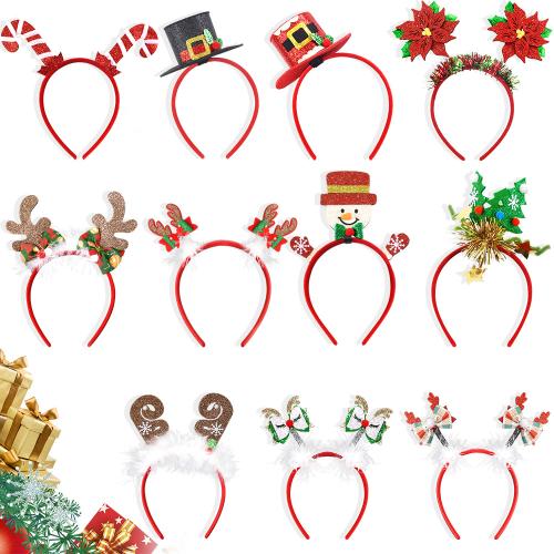 PET Hair Band, with Felt, Christmas Design & different styles for choice, Sold By PC