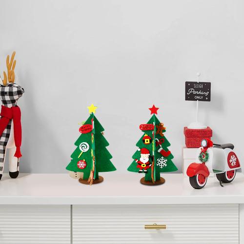 Fieltro Decoración, Árbol de Navidad, Bricolaje & diferentes estilos para la opción, Vendido por UD