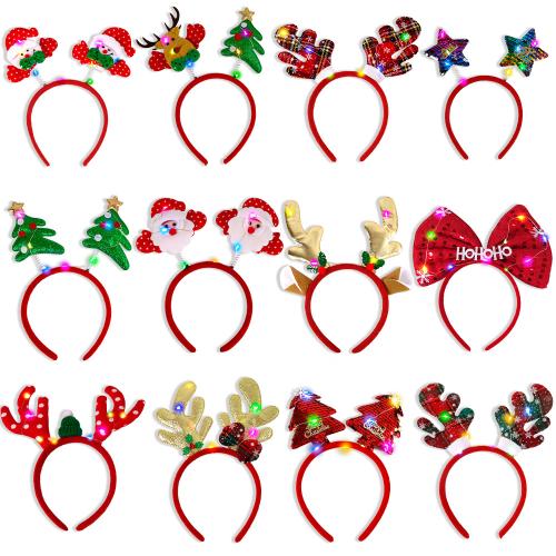 Cloth Hair Band, handmade, lightening & Christmas Design & different styles for choice, Sold By PC