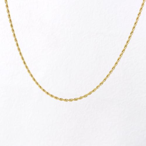 Stainless Steel Chain Necklace 304 Stainless Steel fashion jewelry & Unisex 3mm Length Approx 50 cm Sold By PC