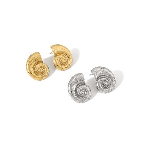 Boucle d'oreille de gaujon en acier inoxydable, Acier inoxydable 304, bijoux de mode & pour femme, plus de couleurs à choisir, 19.40x25mm, Vendu par paire