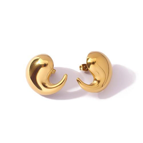 Stainless Steel Stud Earrings 304 Stainless Steel fashion jewelry & for woman Sold By Pair