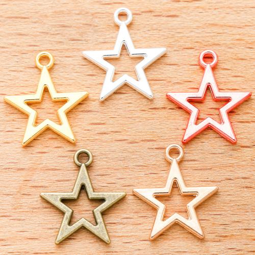 Tibetan Style Star Pendant, plated, DIY, more colors for choice, Sold By PC