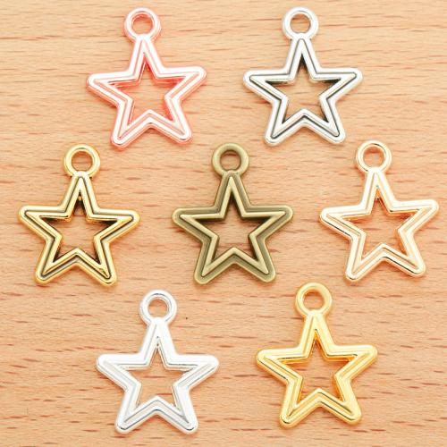 Tibetan Style Star Pendant, plated, DIY, more colors for choice, Sold By PC