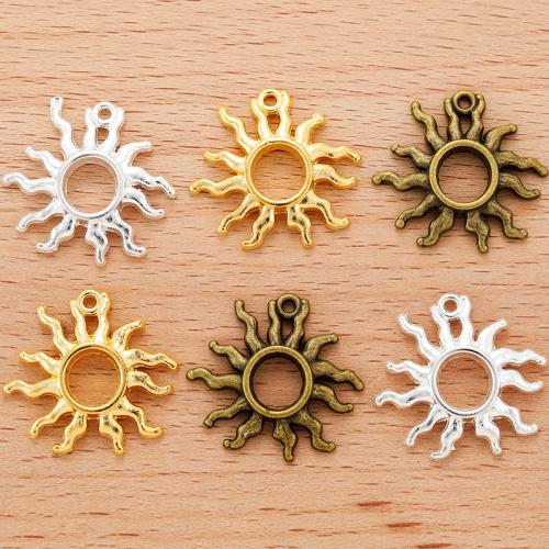 Zinc Alloy Pendants Sun plated DIY Sold By PC