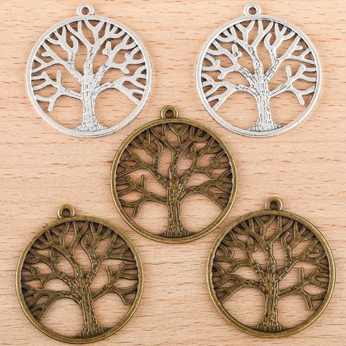 Tibetan Style Pendants, Round, plated, DIY, more colors for choice, 36x33mm, Sold By PC