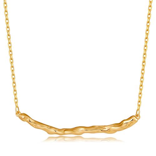 Brass Necklace with 6cm extender chain fashion jewelry & for woman Length Approx 37.5 cm Sold By PC