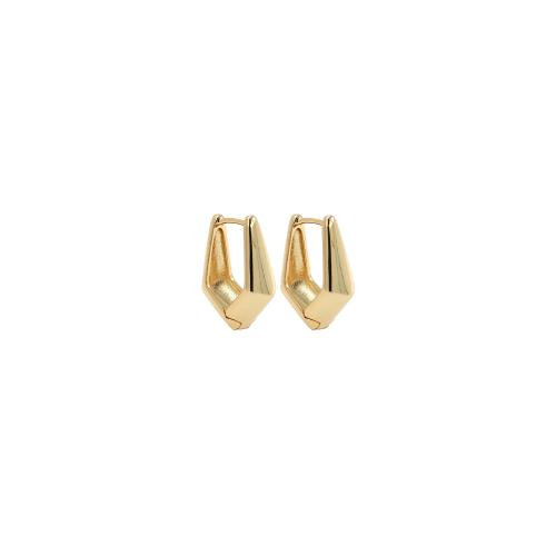 Brass Huggie Hoop Earring gold color plated fashion jewelry & for woman nickel lead & cadmium free Sold By Pair