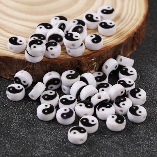 Acrylic Jewelry Beads, DIY, more colors for choice, 4x7mm, Hole:Approx 1.5mm, 100PCs/Bag, Sold By Bag