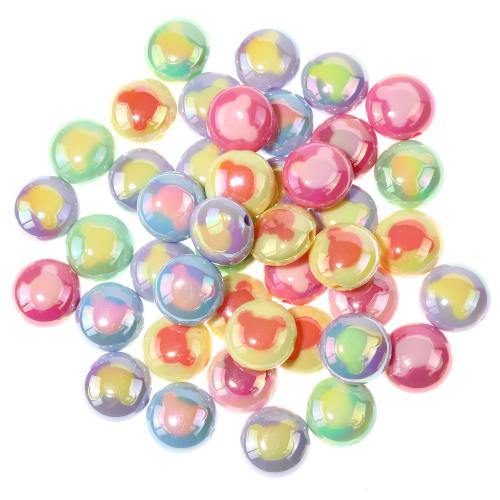 Acrylic Jewelry Beads, DIY, mixed colors, 17.80x10mm, 100PCs/Bag, Sold By Bag