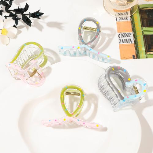 Hair Claw Clips, Plastic, handmade, different styles for choice & for woman & enamel, more colors for choice, Sold By PC