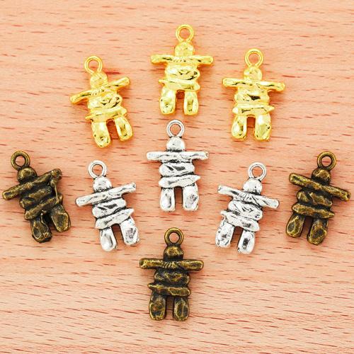 Tibetan Style Pendants, plated, DIY, more colors for choice, 21x14mm, Sold By PC