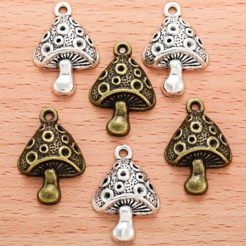 Zinc Alloy Pendants mushroom plated DIY Sold By PC