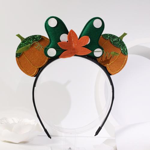 Vilt Hair Band, met PC Plastic & Kant, handgemaakt, Halloween ontwerp & verschillende stijlen voor de keuze & voor vrouw, 250mm, Verkocht door PC