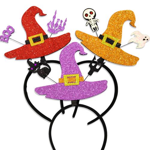 Felt Hair Band, with PET, handmade, Halloween Design & different styles for choice, Sold By PC