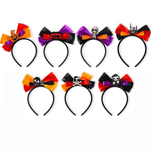 Polyester Hair Band, with Glitter & Plastic, handmade, Halloween Design & different styles for choice, Sold By PC