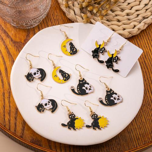 New Hot Halloween Jewelry and Decor Zinc Alloy Halloween Design & fashion jewelry & for woman Sold By Pair