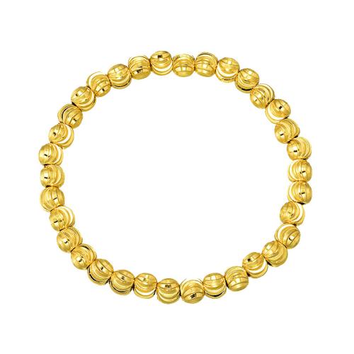 Brass Bracelet & Bangle, fashion jewelry & different size for choice & for woman, golden, Length:Approx 17 cm, Sold By PC