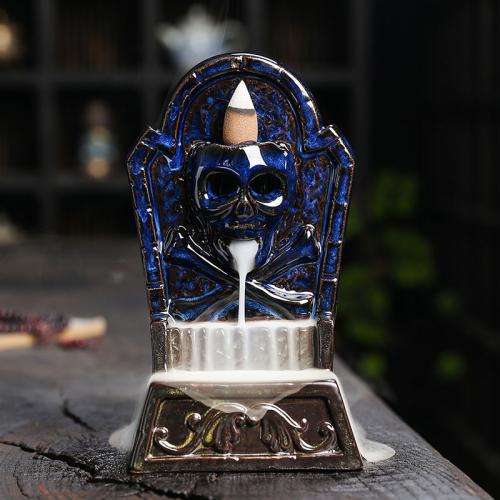 Backflow Incense Burner Porcelain half handmade for home and office & durable Sold By PC