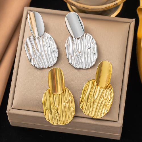 Fashion Stainless Steel Jewelry Sets, 304 Stainless Steel, fashion jewelry & for woman, more colors for choice, 45x24.50mm, Sold By Pair