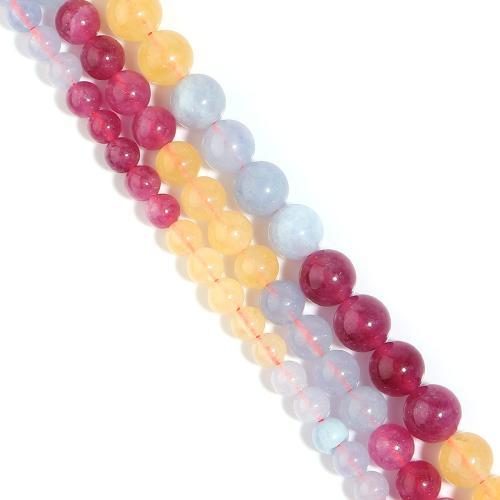 Natural Quartz Jewelry Beads, Round, DIY & different size for choice, mixed colors, Sold Per Approx 38 cm Strand