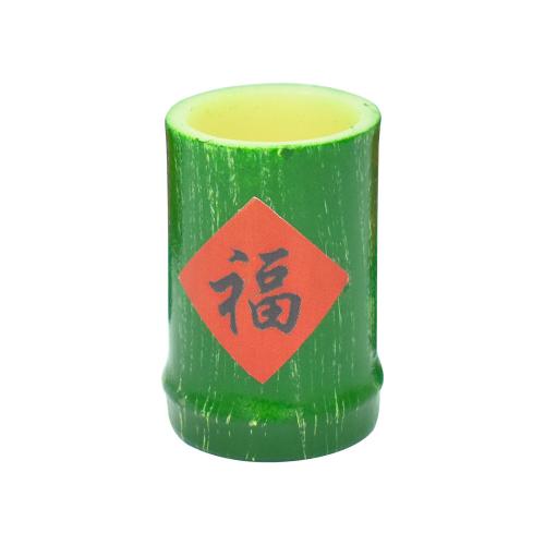 Mobile Phone DIY Decoration, Resin, Bamboo, epoxy gel, green, 28x20mm, Approx 100PCs/Bag, Sold By Bag