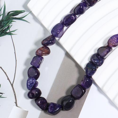 Agate Beads, irregular, DIY, 38PCs/Strand, Sold By Strand