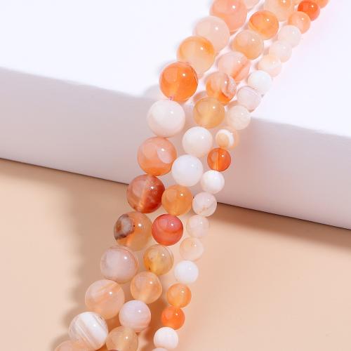 Agate Beads Round DIY Sold By Strand