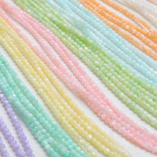 Shell Beads, Round, DIY, more colors for choice, Sold By Strand