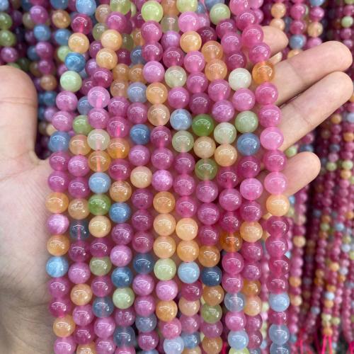 Natural Chalcedony Bead, Round, DIY & different size for choice, more colors for choice, Sold By Strand