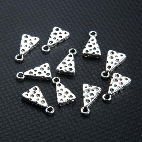 Tibetan Style Pendants, silver color plated, DIY, silver color, nickel, lead & cadmium free, 17x10mm, 10PCs/Bag, Sold By Bag