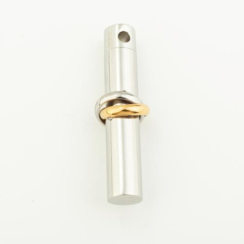 Ciondoli gioielli in acciaio inox, 304 acciaio inox, DIY, colore originale, 43x13mm, Foro:Appross. 2mm, Venduto da PC