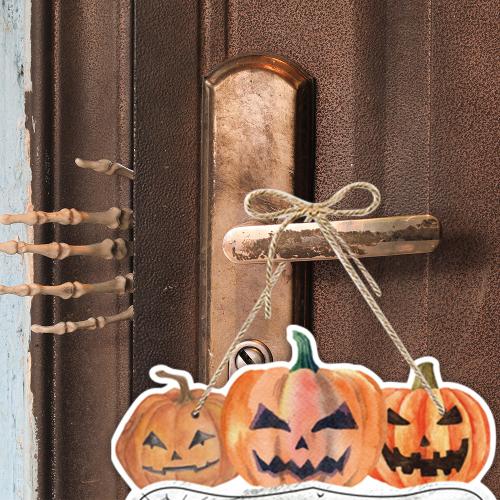 Paper Halloween Decoration Door Hanger, Halloween Design & DIY & different styles for choice, Sold By PC