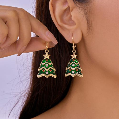 Christmas Earrings Zinc Alloy Christmas Design & for woman Sold By Pair