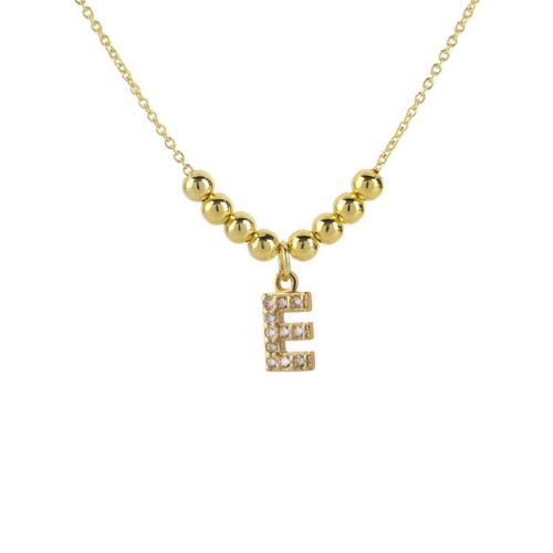 Cubic Zircon Micro Pave Brass Necklace, plated, different styles for choice & micro pave cubic zirconia & for woman, gold, Length:Approx 41-50 cm, Sold By PC