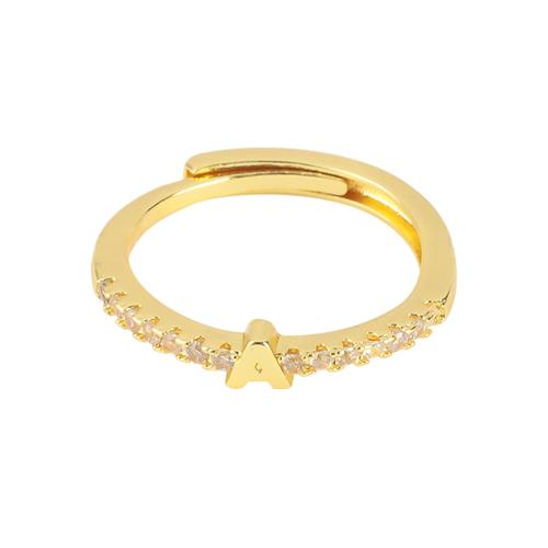 Cúbicos Circonia Micro Pave anillo de latón, metal, chapado, diferentes estilos para la opción & micro arcilla de zirconia cúbica & para mujer, más colores para la opción, Vendido por UD