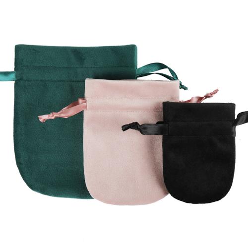 Jewelry Pouches Bags, Velour, durable & dustproof & multifunctional & different size for choice, more colors for choice, Sold By PC